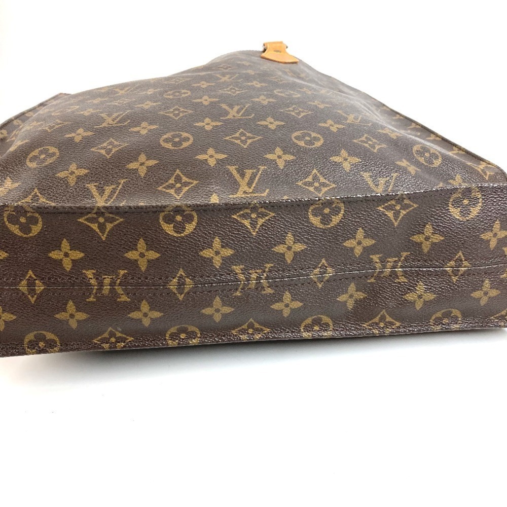 LOUIS VUITTON M51140 Monogram Sac Plat Bag, Vertical Tote Handbag, Canvas, Me... - Picture 5 of 13